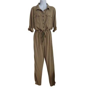 Sundance Vintage Wash Utility Jumpsuit Army Green Size M Gorpcore